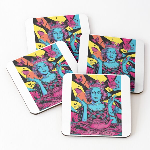 Item preview, "The Queen of Crazy" Tarot Card | Bold Pop Art Madness & Whimsical Chaos designed and sold by MillennialVibe.