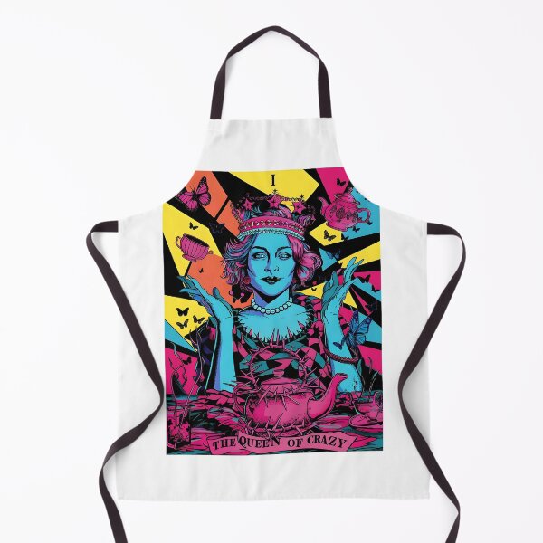 Item preview, "The Queen of Crazy" Tarot Card | Bold Pop Art Madness & Whimsical Chaos designed and sold by MillennialVibe.