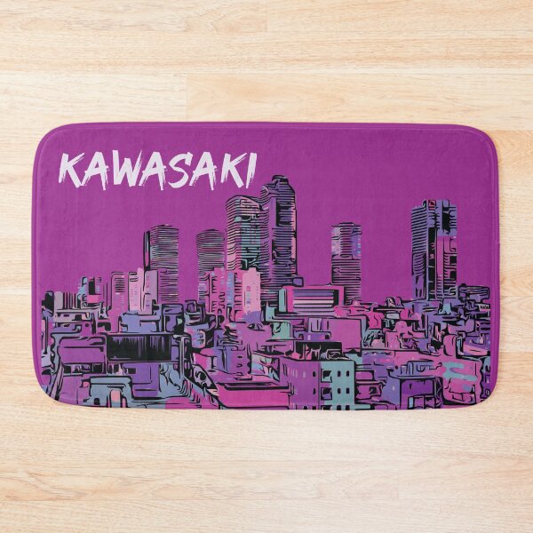 Artikelvorschau, Kawasaki – Japanische City-Pop-Ästhetik entworfen und verkauft von Lakeric Cityscapes.