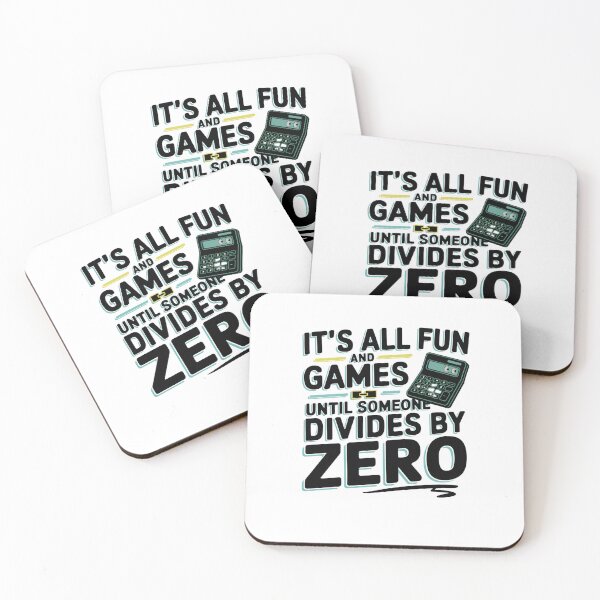 Item preview, It's All Fun and Games Until Someone Divides by Zero designed and sold by Mateusz Majcherek.