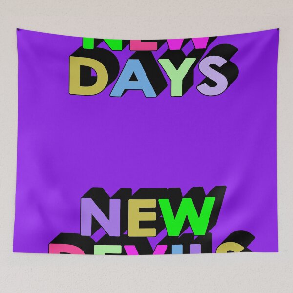 Item preview, NEW DAYS NEW DEVILS designed and sold by The Turbulent Architect.