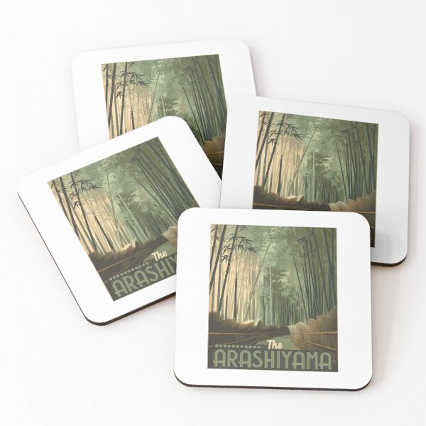 Item preview, The Arashiyama Bamboo Forest – Japan vintage travel poster designed and sold by pod24.