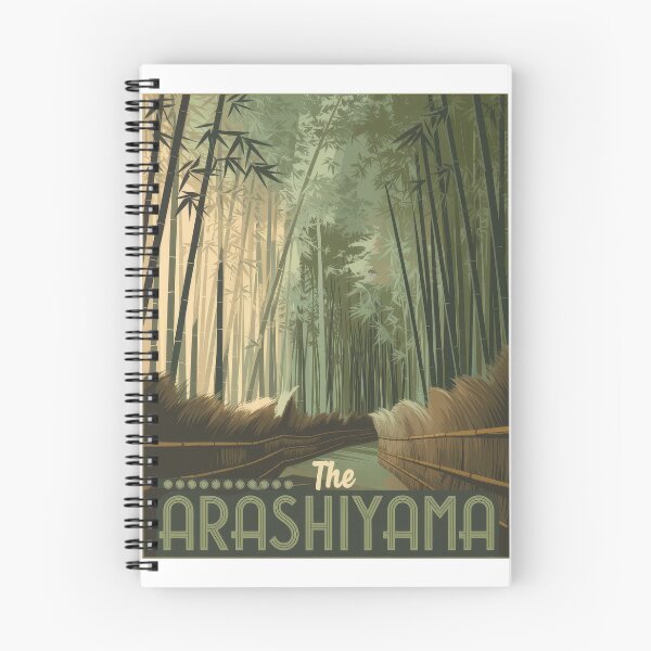 Item preview, The Arashiyama Bamboo Forest – Japan vintage travel poster designed and sold by pod24.