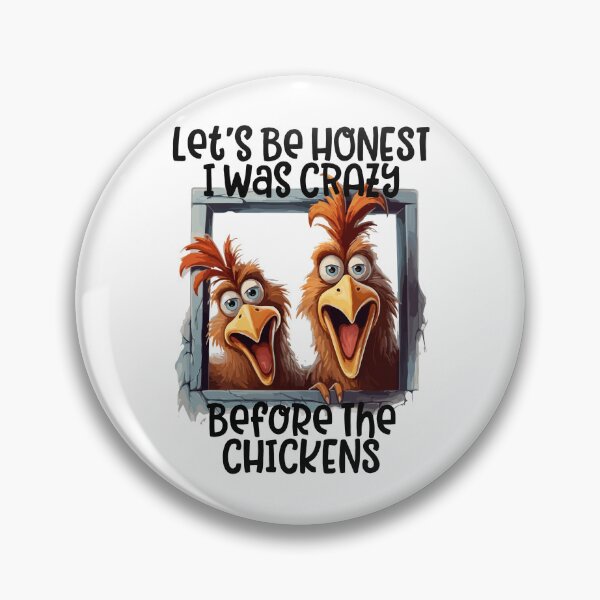 Item preview, Humor retro de granja para amantes de los pollos locos y divertidos designed and sold by Aredbox.