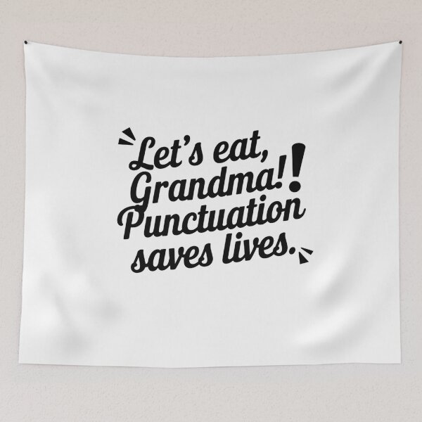 Item preview, Funny Punctuation Grammar Humor designed and sold by Mateusz Majcherek.