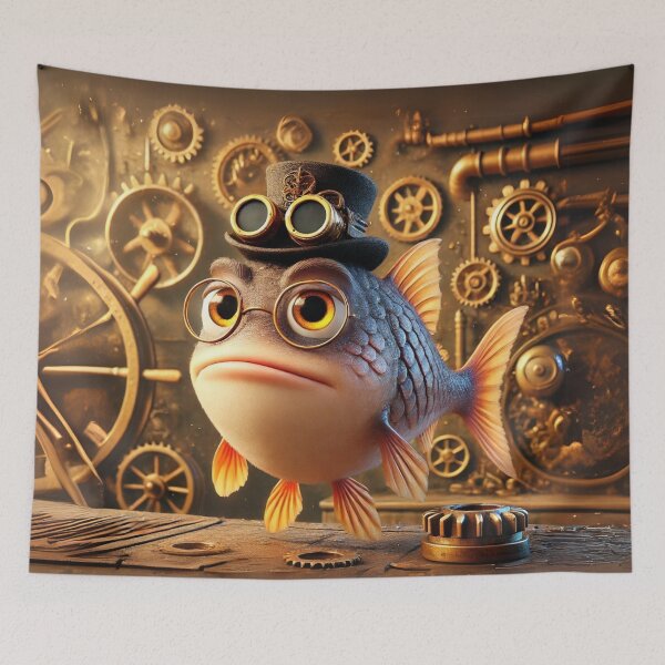Item preview, Steampunk Codfish in Gear Workshop designed and sold by Sillytoe.