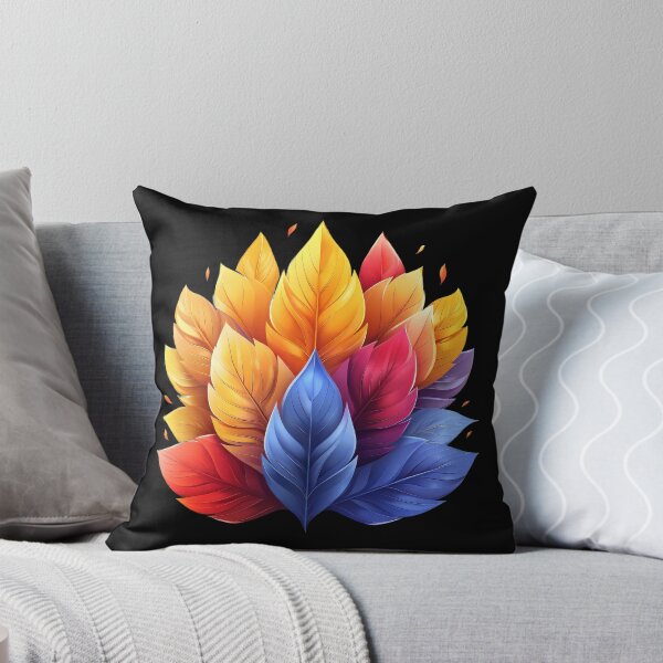 Item preview, Vibrant Gradient Leaves with Flowing Nature Design designed and sold by EmiBarDesign.