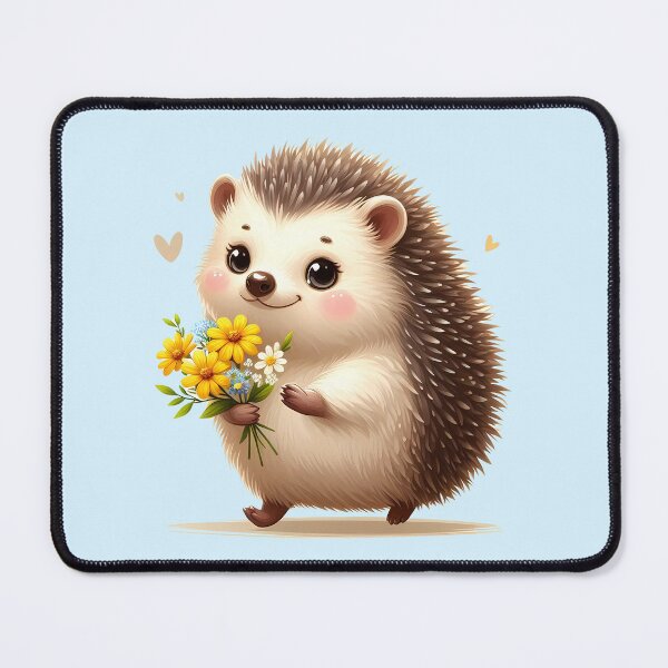 Item preview, Hedgehog with a Spring Bouquet designed and sold by LV-creator.