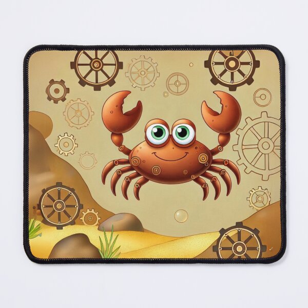 Item preview, Steampunk Crab with Gears Art designed and sold by Sillytoe.