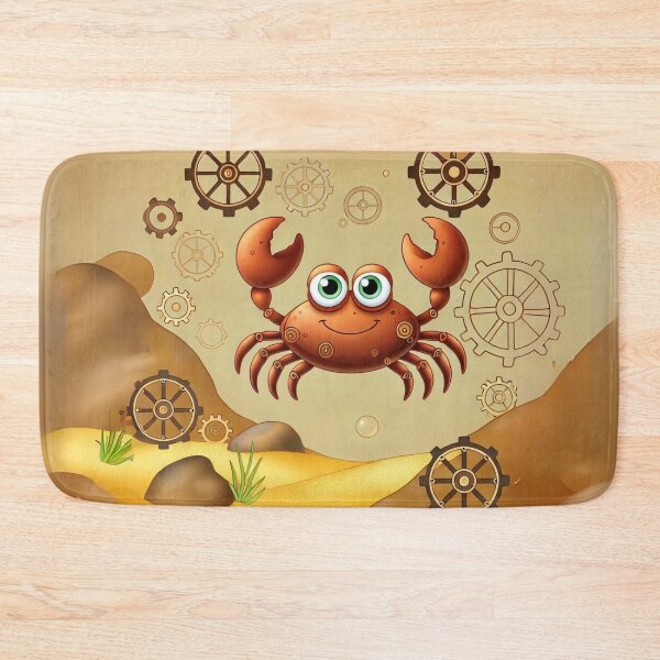 Item preview, Steampunk Crab with Gears Art designed and sold by Sillytoe.