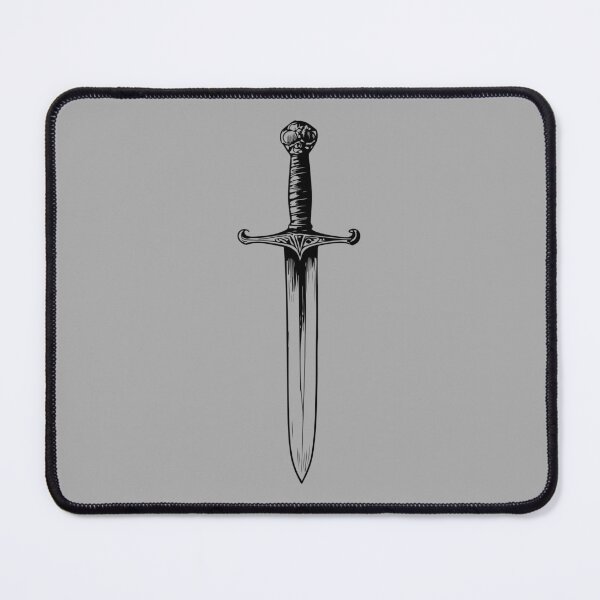 Item preview, Dark Fantasy Dagger - Minimalist Ink Art designed and sold by Twisted Kids.