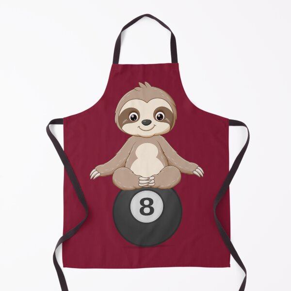 Item preview, A sloth sitting on a billiard ball 8 designed and sold by SimpleUla.