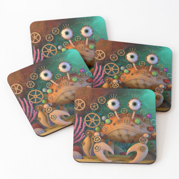 Item preview, Steampunk Decorator Crab Fantasy Art designed and sold by Sillytoe.