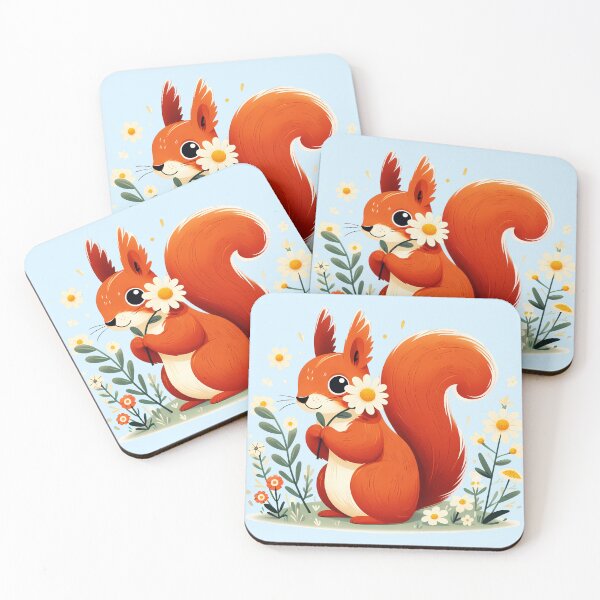 Item preview, Squirrel with daisies designed and sold by LV-creator.