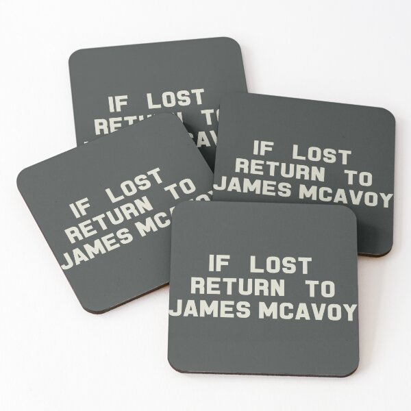Artikelvorschau, If Lost Return to James McAvoy Tee entworfen und verkauft von deluluhaze.