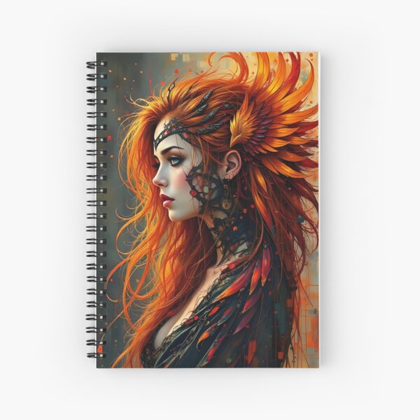 Aperçu de l'œuvre Tête de feu Phoenix créée et vendue par Farbenmieze.