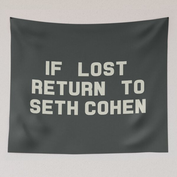 Item preview, If Lost Return to Seth Cohen Tee designed and sold by deluluhaze.