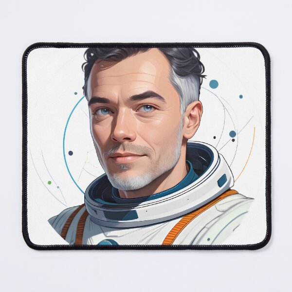 Item preview, Mature Man Astronaut designed and sold by Killmooze.