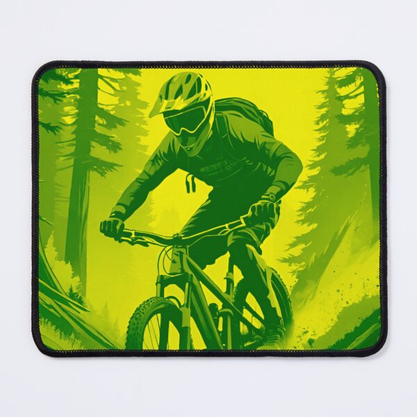 Item preview, Green & Yellow MTB Shredder – Full of Energy & Speed! designed and sold by GrizzlyCollective.