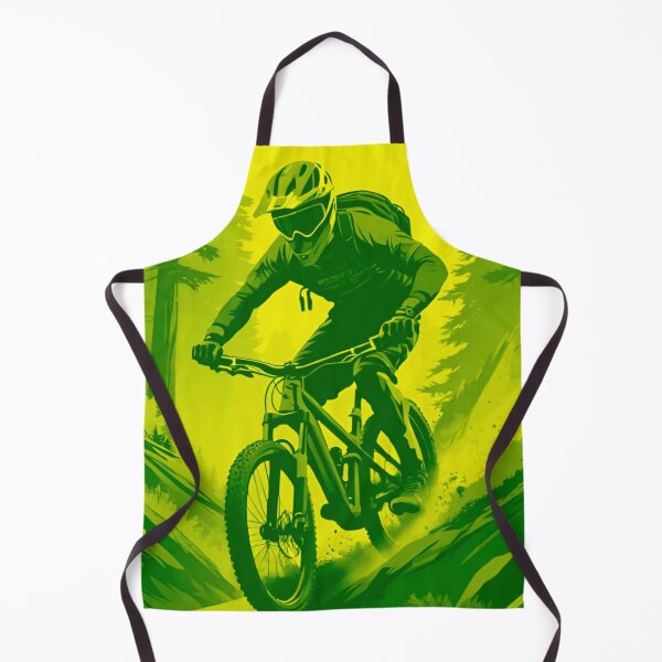 Item preview, Green & Yellow MTB Shredder – Full of Energy & Speed! designed and sold by GrizzlyCollective.