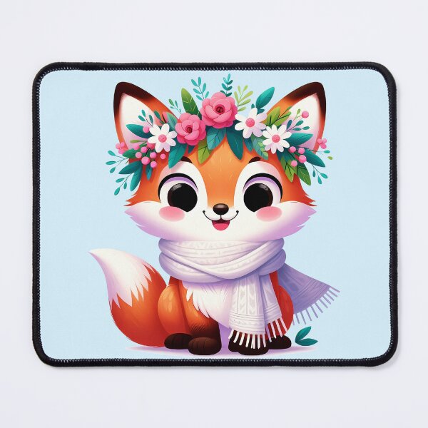 Item preview, Spring - Flowery and cheerful fox designed and sold by LV-creator.