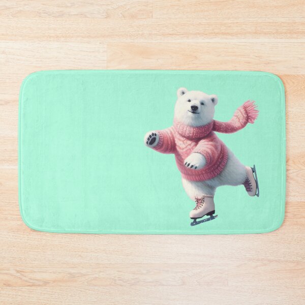 Item preview, Ice Skating Polar Bear designed and sold by CookieandShadow.