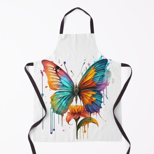 Item preview, Fantasy rainbow butterfly watercolor splash designed and sold by Ann Miu Deluxe.