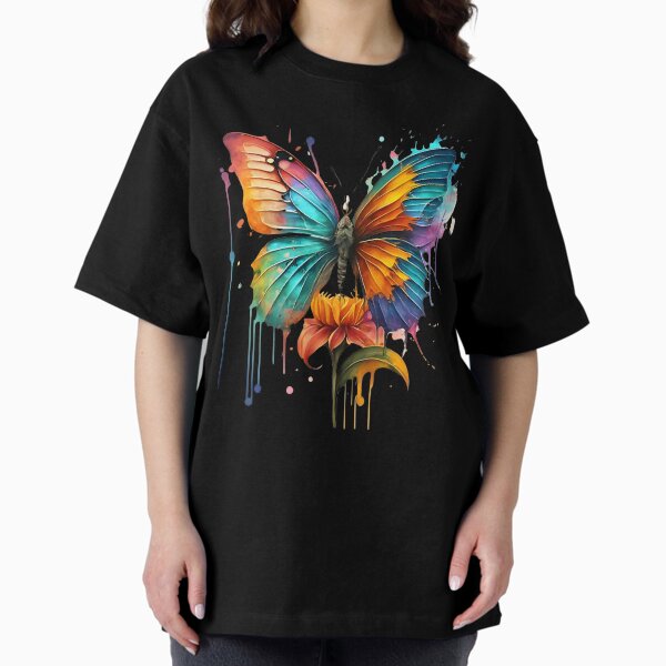 Artikel-Vorschau von Fantasie Regenbogen Schmetterling Aquarell Spritzer, designt und verkauft von Ann Miu Deluxe.