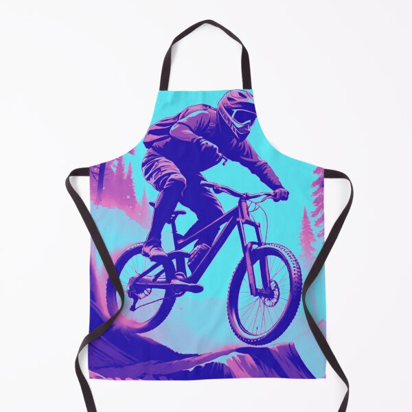 Item preview, Epic Blue & Pink MTB Shredder – Pure Speed & Adrenaline! designed and sold by GrizzlyCollective.