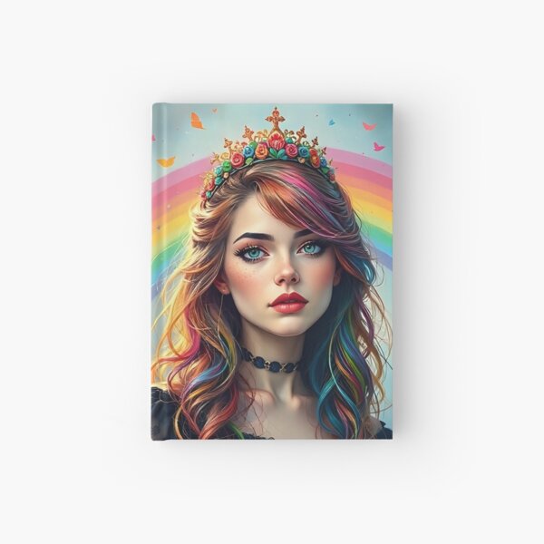 Aperçu de l'œuvre Princesse arc-en-ciel créée et vendue par Farbenmieze.