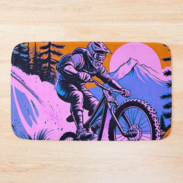 Item preview, Epic Orange & Purple MTB Shredder – Full of Energy & Speed! designed and sold by GrizzlyCollective.