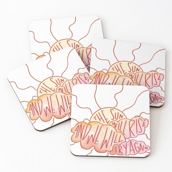 Item preview, The Sun Will Rise Orange Pink Sunrise designed and sold by zoeleigh.