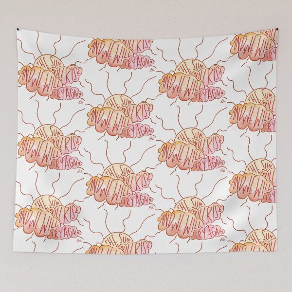 Item preview, The Sun Will Rise Orange Pink Sunrise designed and sold by zoeleigh.