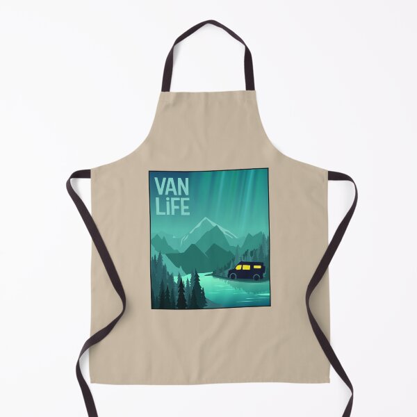 Item preview, Van and the Northern Lights - Van Life designed and sold by pixelinga.