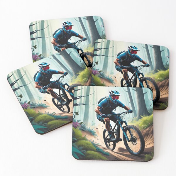 Item preview, MTB Shredder Carving Through the Forest Trails designed and sold by GrizzlyCollective.