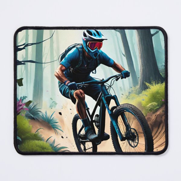 Item preview, MTB Shredder Carving Through the Forest Trails designed and sold by GrizzlyCollective.