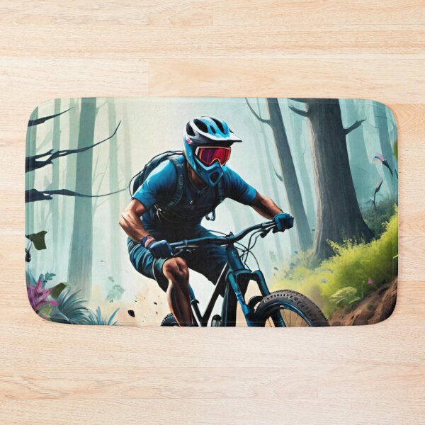 Item preview, MTB Shredder Carving Through the Forest Trails designed and sold by GrizzlyCollective.