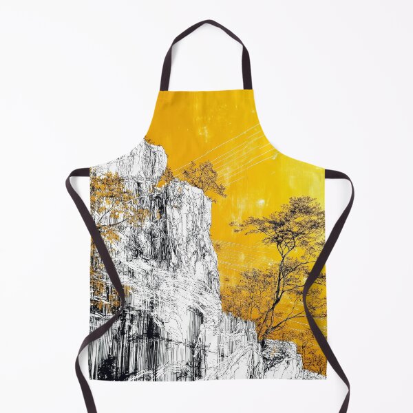 Aperçu de l'œuvre Endroit blanc ciel jaune créée et vendue par JBJart.
