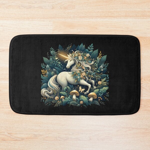 Item preview, Enchanted Forest Unicorn: A Whimsical Journey Through Magic and Nature designed and sold by zoughlal.