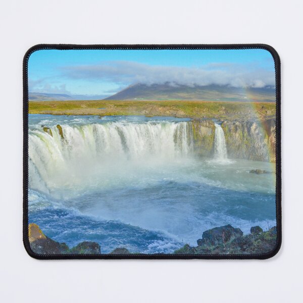 Item preview, Godafoss Waterfall with a Rainbow, Iceland designed and sold by Catherine Sherman.