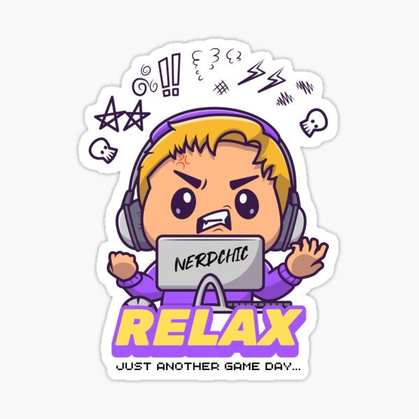 Relaxing Game Vibes Sticker