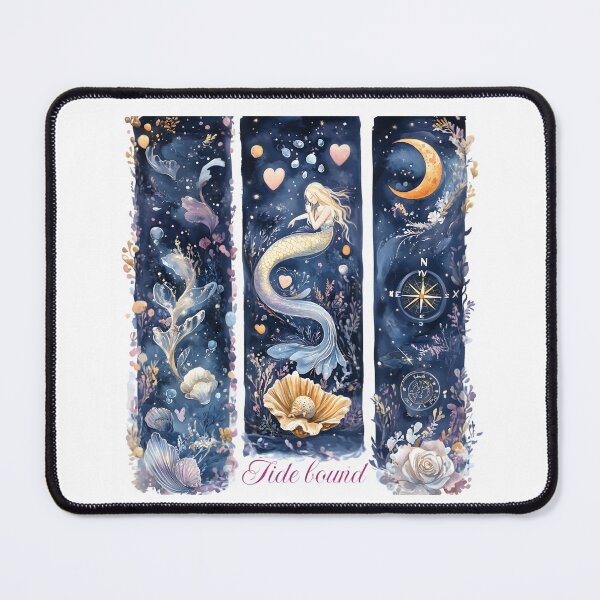 Item preview, Tide Bound - Watercolor Mermaid Valentine’s Day Nautical Banner Set designed and sold by AnnDesignStudio.