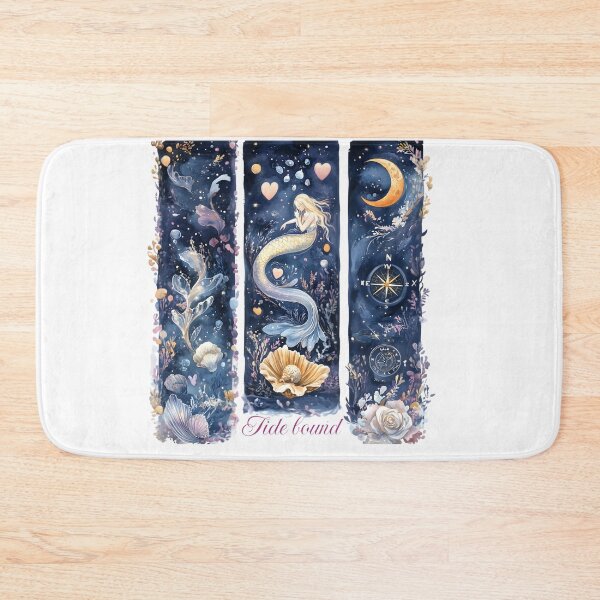 Item preview, Tide Bound - Watercolor Mermaid Valentine’s Day Nautical Banner Set designed and sold by AnnDesignStudio.