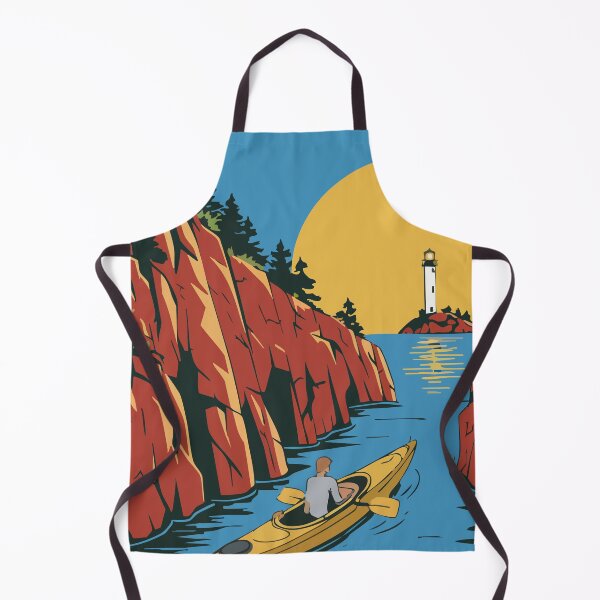 Item preview, Apostle Islands Adventure — Vintage-Inspired Travel Art of Wisconsin designed and sold by skiprender.