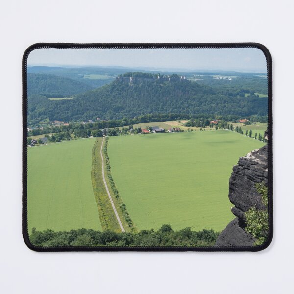 Item preview, View from the Lilienstein mountain towards Königstein Fortress designed and sold by Heidemüllerin.