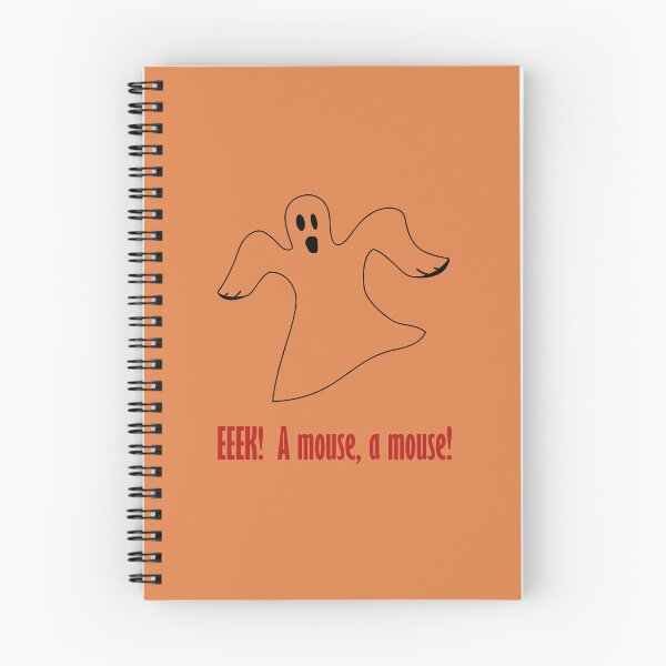 Item preview, Scared Halloween Ghost: EEEK!  A mouse, a mouse! designed and sold by SomeGuyLou.
