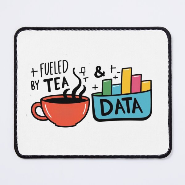Item preview, Fueled by Tea and Data designed and sold by Forest Aura Vibes.
