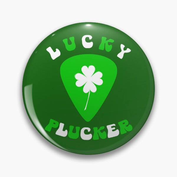 Item preview, Lucky Plucker Funny St. Patrick's Day Guitar Pick designed and sold by SharpThreadZ.