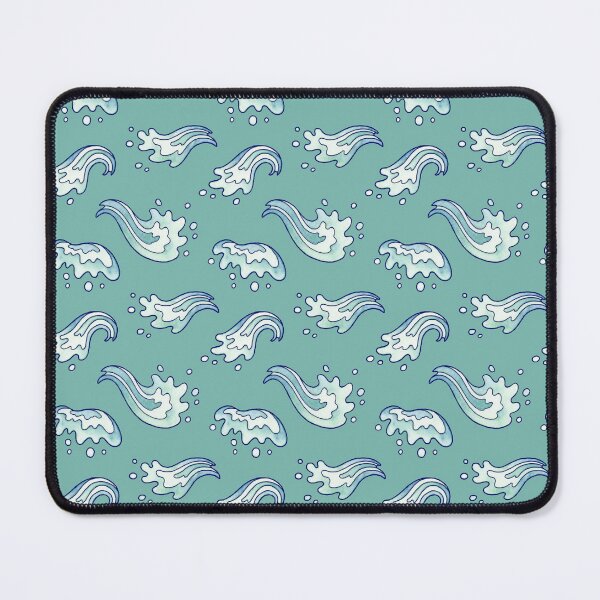 Item preview, Breaking Waves | Sea Green | Ocean Surf Watercolor Pattern designed and sold by OMEGAFAUNA.