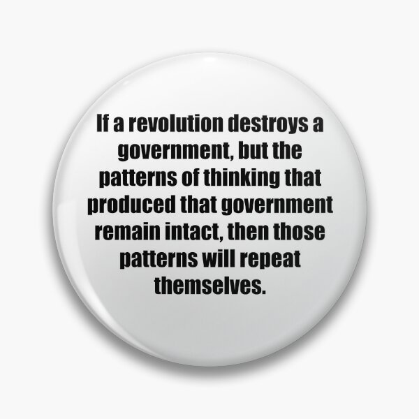 Item preview, Revolution Alone Can't Break the Cycle designed and sold by PsyFlow35.